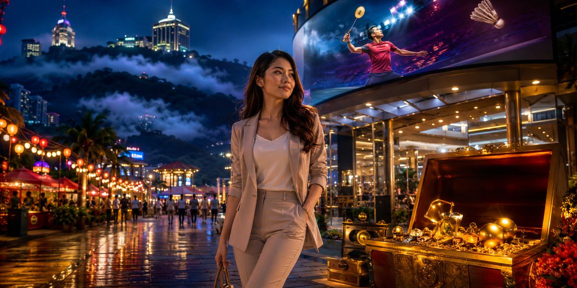 Pengguna Genting Highlands mengakses kasino hiburan r129 melalui log masuk mudah alih